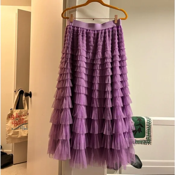 Tulle tiered maxi skirt - Picture 5 of 12